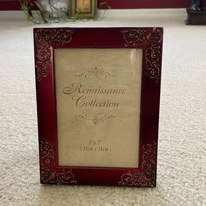 Maroon And Gold Photo Frame